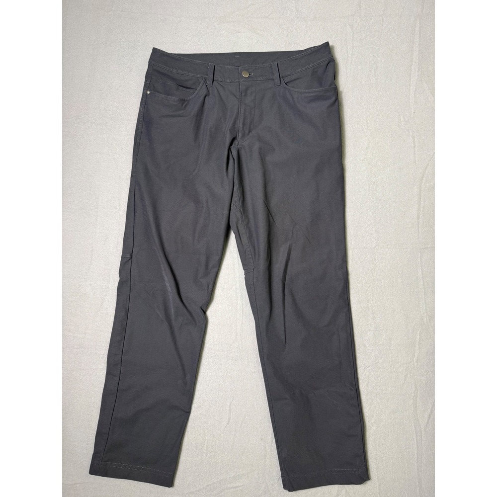 Lululemon ABC Pant Mens 32 Dark Gray Slim Fit Technical Trousers LM5583S
